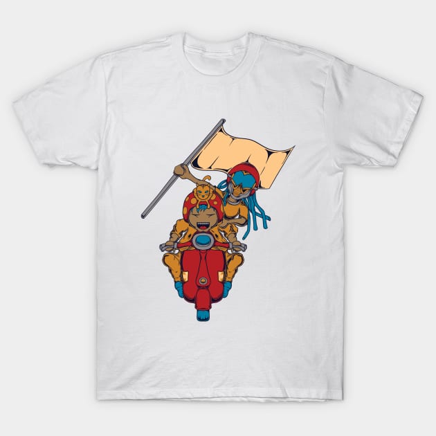 Let's Ride T-Shirt by XODA